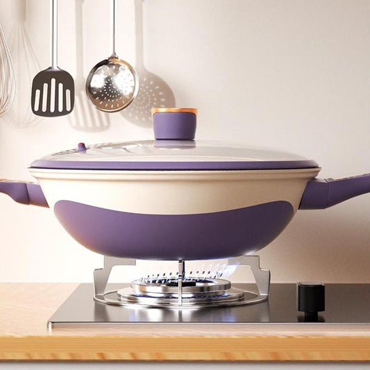 ae885-Home use titanium multifunctional frying pan