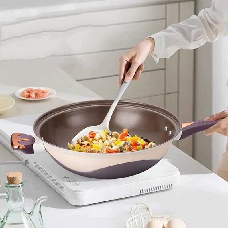 ae885-Home use titanium multifunctional frying pan