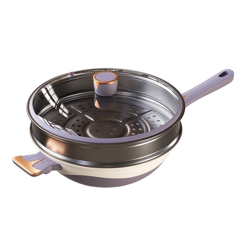 ae885-Home use titanium multifunctional frying pan
