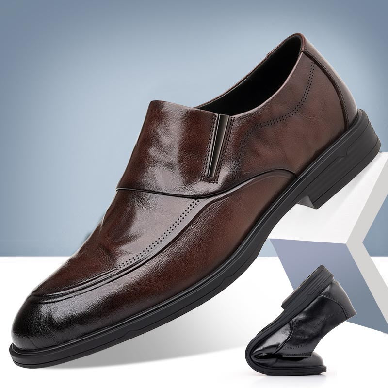 zd381-Men's British style business casual leather shoes