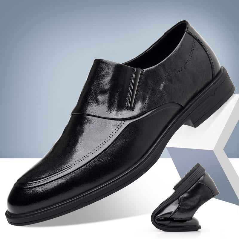 zd381-Men's British style business casual leather shoes