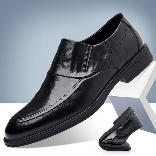 zd381-Men's British style business casual leather shoes
