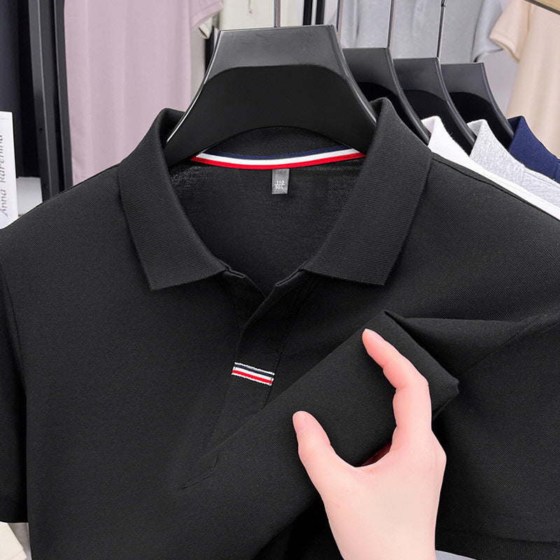 Men's Summer Light Luxury Short Sleeve Polo Shirt(cm502)