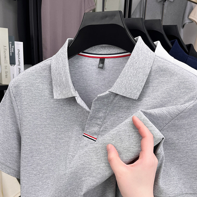 Men's Summer Light Luxury Short Sleeve Polo Shirt(cm502)