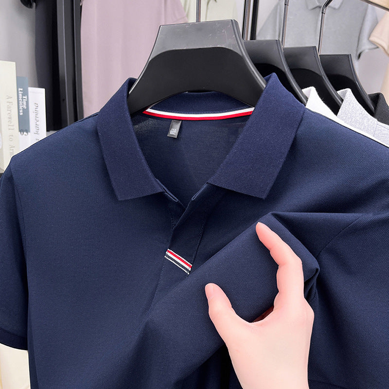Men's Summer Light Luxury Short Sleeve Polo Shirt(cm502)