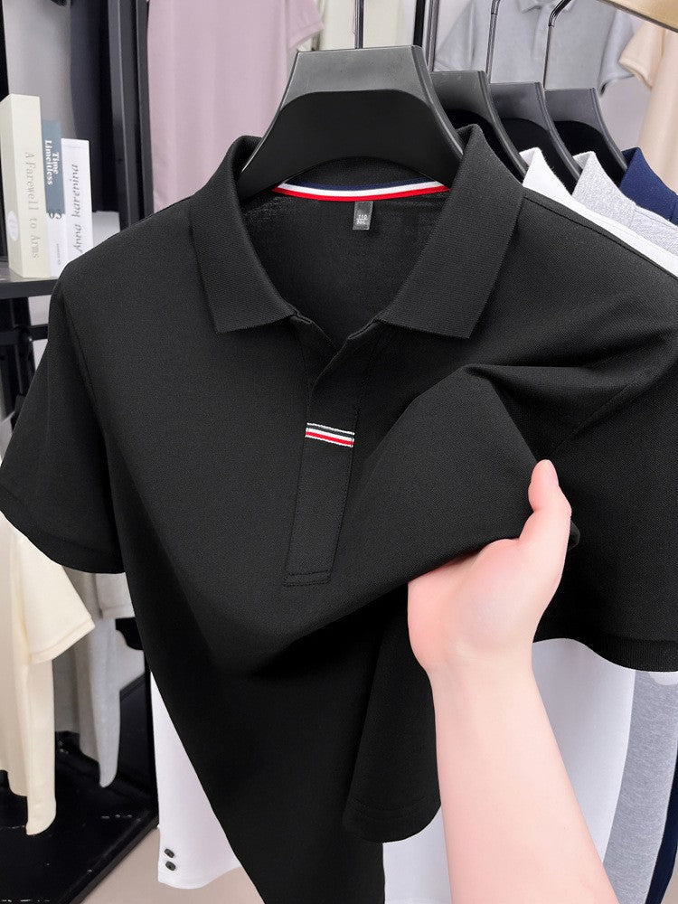 Men's Summer Light Luxury Short Sleeve Polo Shirt(cm502)