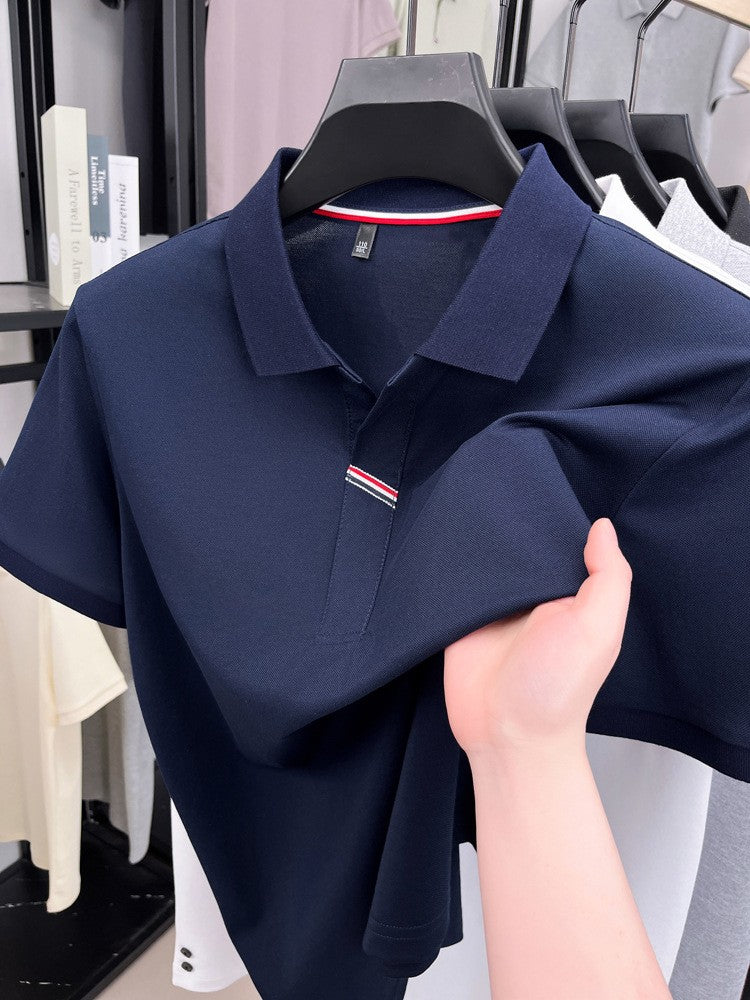 Men's Summer Light Luxury Short Sleeve Polo Shirt(cm502)