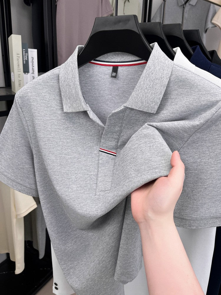 Men's Summer Light Luxury Short Sleeve Polo Shirt(cm502)