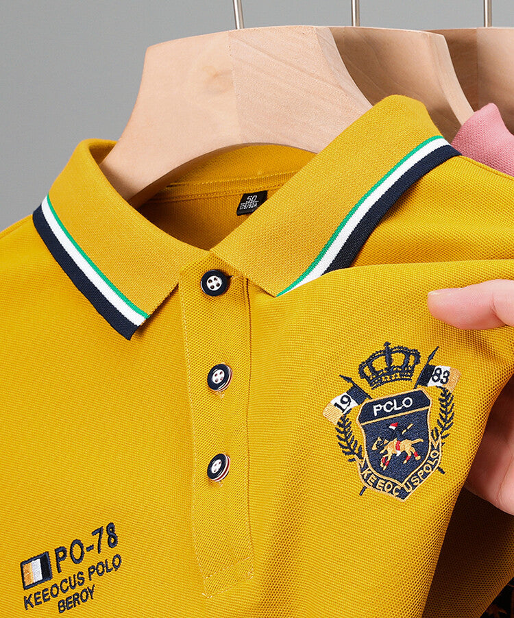 Men's premium embroidered polo shirt (cm528)