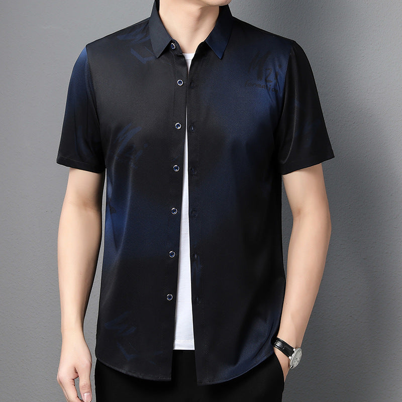 Summer new men's letter casual shirt(cm532)