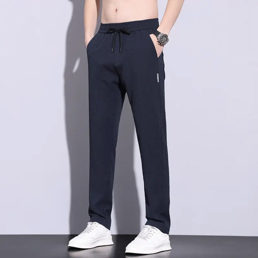 ah31-Men's summer thin straight casual pants