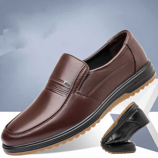 zd393-Men's genuine leather casual hollow leather shoes
